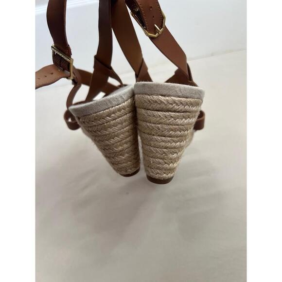 Cole Haan Sandals Size 11 B Brown Strappy Ankle Strap Buckle Open Toe Chic - Picture 6 of 12